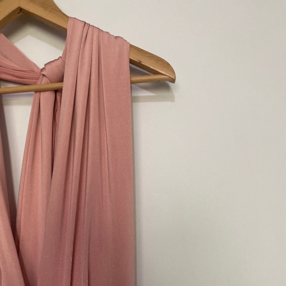Lulu’s XS Always Stunning Convertible Blush Pink Maxi Dress - Picture 10 of 16